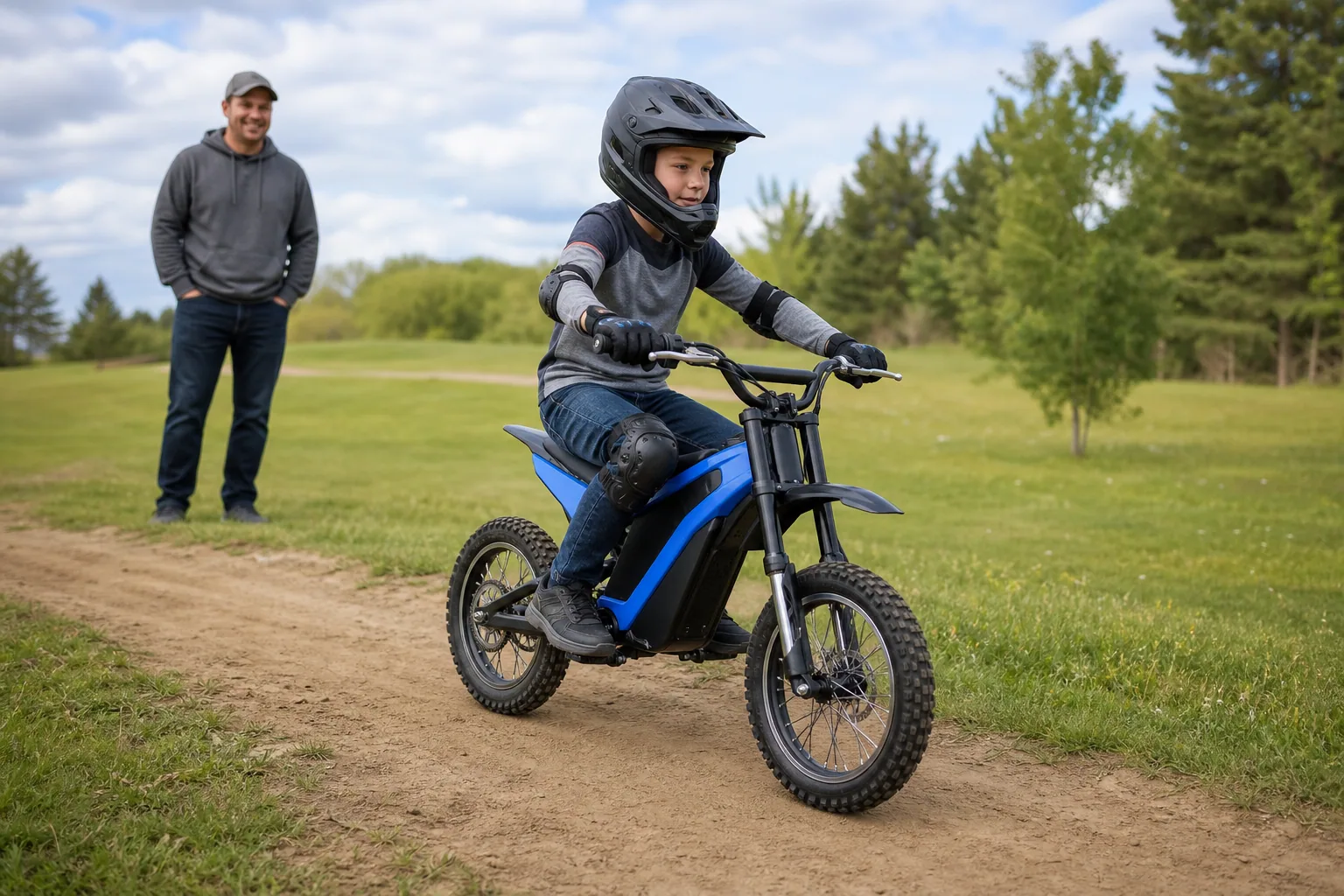 Editorial image representing Segway Ninebot Dirt eBike E10 in use